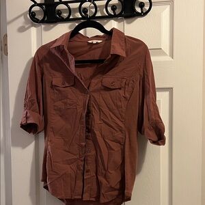 Ci Sono Terracotta Blouse Size: M